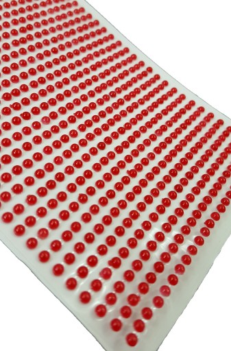 PERŁY PEREŁKI SAMOPRZYLEPNE KRYSZTAŁKI 3mm 1440szt