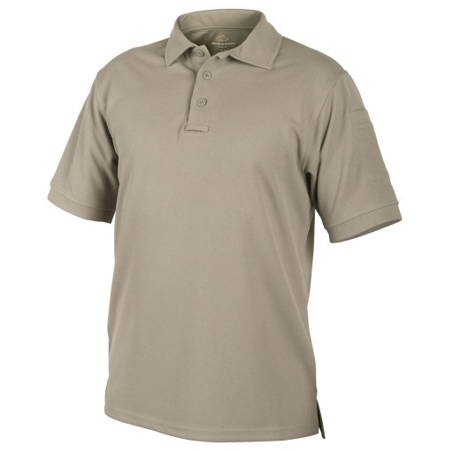 KOSZULKA POLO MĘSKA UTL LITE TOPCOOL SZYBKOSCHNĄCA HELIKON KHAKI L
