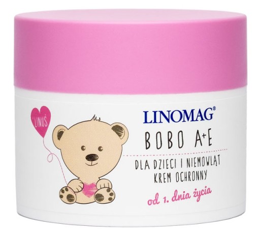 LINOMAG 50 ml KREM ochronny BOBO A+E od 1-ego dnia