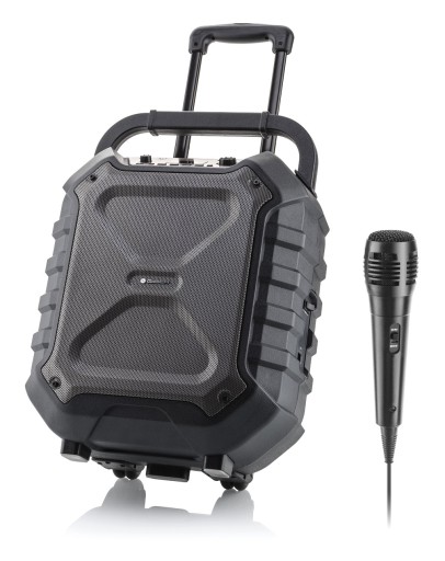 Głośnik karaoke Bluetooth PRZENOŚNY USB AUX radio MIKROFON 70W