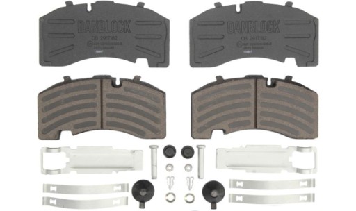 KLOCKI HAMULCOWE BPW SAF MERITOR MERCEDES