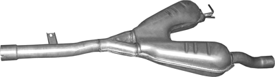 TŁUMIK BMW E39 520 525 528 1998-2000r SRODKOWY