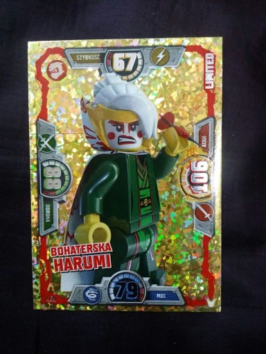 karta NINJAGO 3, limited edition LE9 BOHATERSKA H