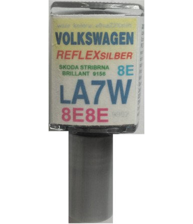 VW LA7W REFLEXSILBER LAKIER SAMOCHODOWY ZAPRAWKA DO RYS 10 ML ARASYSTEM