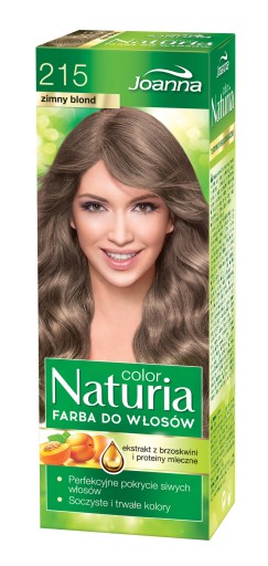 Joanna Naturia farba do włosów 215 zimny blond