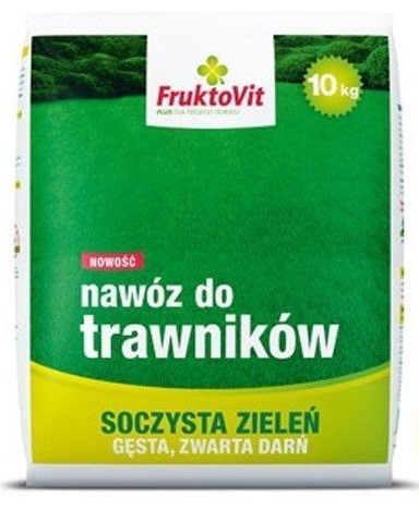 NAWÓZ DO TRAWNIKÓW 10 KG FRUKTOVIT DO TRAWY TRAW !