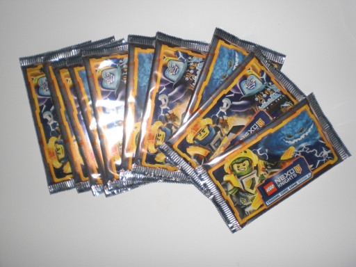 karty lego nexo knights TCG seria 2, 10 saszetek