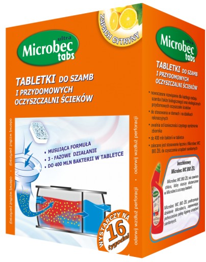 BROS MICROBEC SZAMBO I OCZYSZCZALNIA 1 TABLETKA
