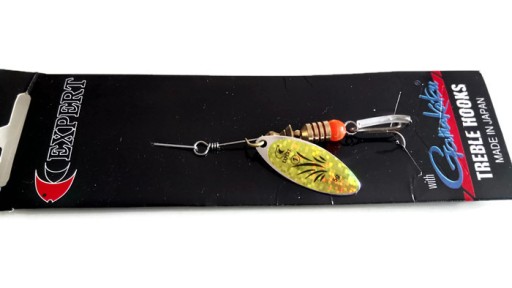 Błystka obrotowa Nr 1/5g żółta reflex Gamakatsu