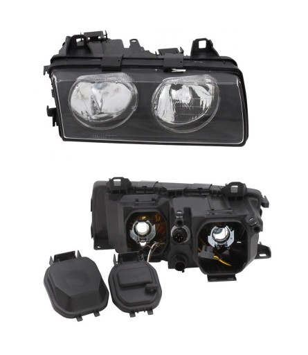 REFLEKTOR LAMPA PRZEDNIA BMW 3 E36 91-00 H7+H7 PR
