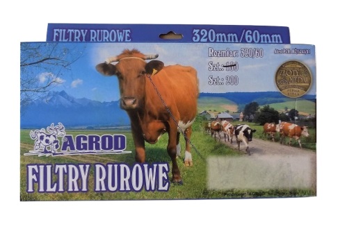 FILTRY RUROWE DO MLEKA 320mm / 60mm opak. 200szt