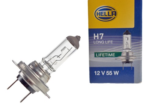 HELLA H7 12V 55W LONG LIFE DŁUGA ŻYWOTNOŚĆ