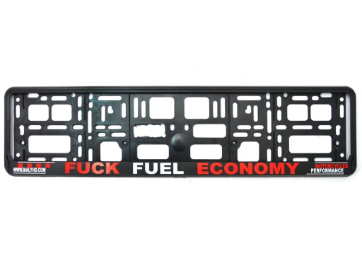 RAMKI POD TABLICE REJESTRACYJNĄ FUCK FUEL ECONOMY