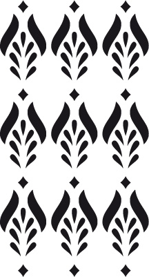 SZABLON MALARSKI WIELORAZOWY TAPETA GEOMETRYCZNA33