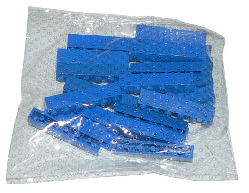 LEGO 1x6 BRICKI NIEBIESKIE worek 20 szt. !!!!