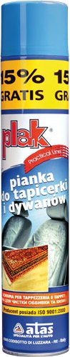 ATAS PLAK PL pianka do czyszczenia tapicerki i dywanów odświeża kolor 500ml