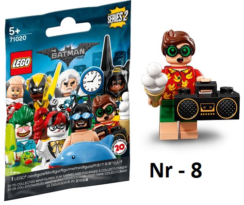 LEGO 71020 MINIFIGURES BATMAN 2 Wakacyjny Robin 8