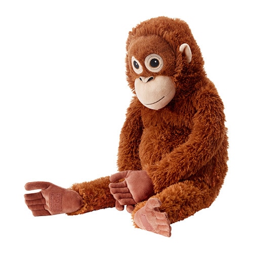 IKEA DJUNGELSKOG Pluszak MAŁPKA ORANGUTAN 66 CM