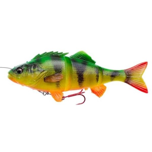 Savage Gear 4D Line Thru Perch, Firetiger 17cm