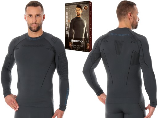 BLUZA męska BRUBECK THERMO TERMOAKTYWNA LS13040 M