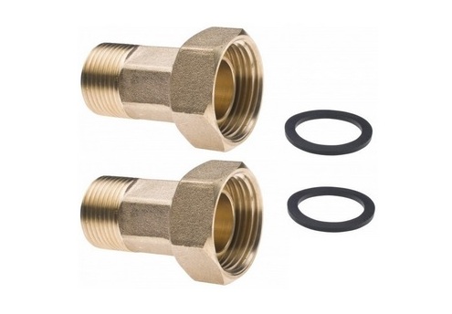 ŚRUBUNEK DO WODOMIERZA LICZNIKA 3/4'' MOSIĘŻNY KPL 2szt