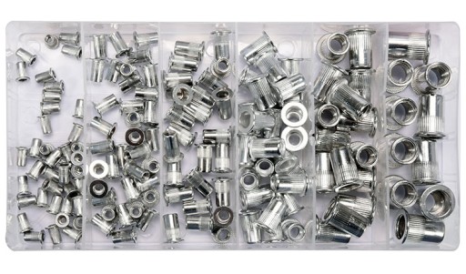Zestaw nitonakrętek aluminiowych m3- m10, 150szt yt-36460 yato