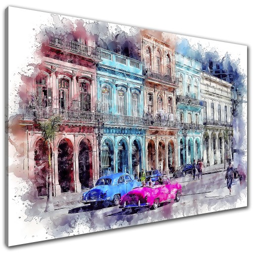 NOWOCZESNY OBRAZ DO SALONU 120X80 MIASTO
