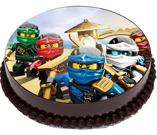 OPŁATEK NA TORT 2 LLOYD Ninjago spinjitzu 20cm