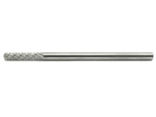 Frez VHM pilnik 3,175mm 15mm włókno szklane ebonit