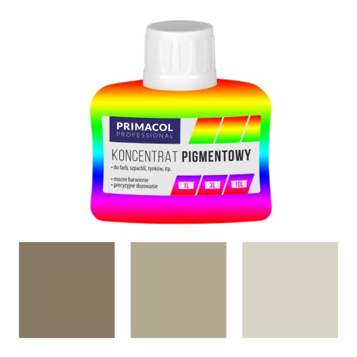 Koncentrat Pigment do Farb i Tynków 80ml orzechowy