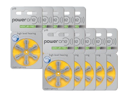 POWER ONE 10 MF PR70 Baterie słuchowe 60 szt.