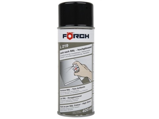 FORCH L219 RAL 9011 POŁYSK spray 400ml WYS. JAKOŚĆ