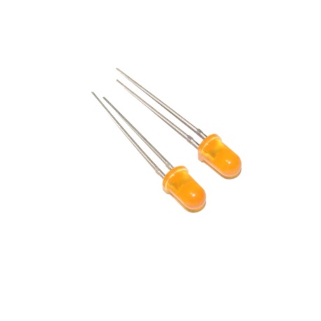 DIODA LED POMARANCZOWA 5mm MATOWA 10 SZT (334