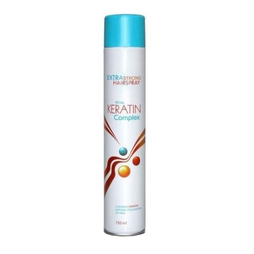 Lakier do włosów Cece Total Keratin b mocny 750ml