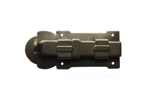 Zasuwka stalowa patynowana 24 x 60 mm nr 1042/07
