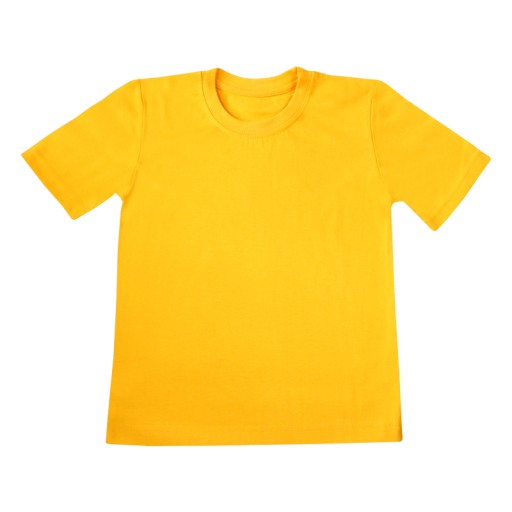 Gładka żółta koszulka t-shirt *140* Gracja