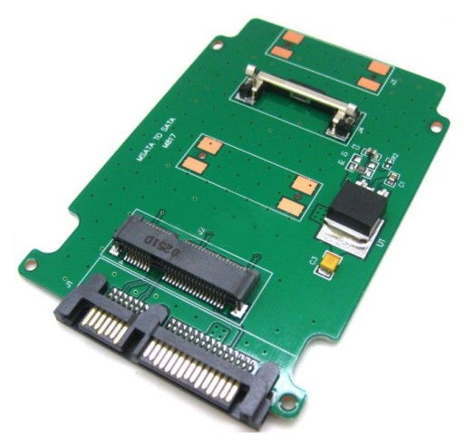 ADAPTER mSATA do SATA 22Pin mini PCIe 2.5 DYSK SSD