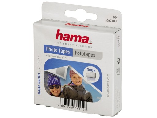 7103 HAMA Podklejki do zdjęć Przylepce - 500 szt