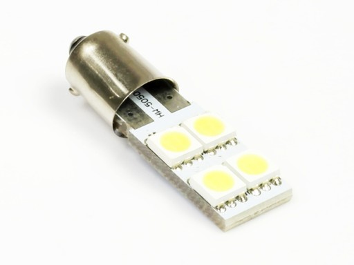 H6W 4 LED żarówka BA9S SMD 5050 CAN BUS canbus