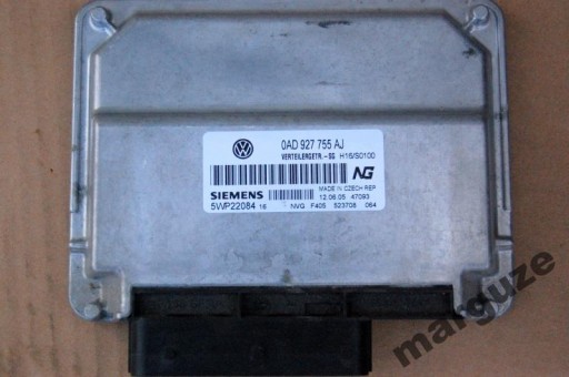 Vw touareg компьютер редуктора 0ad927755aj 5wp220841 - фото