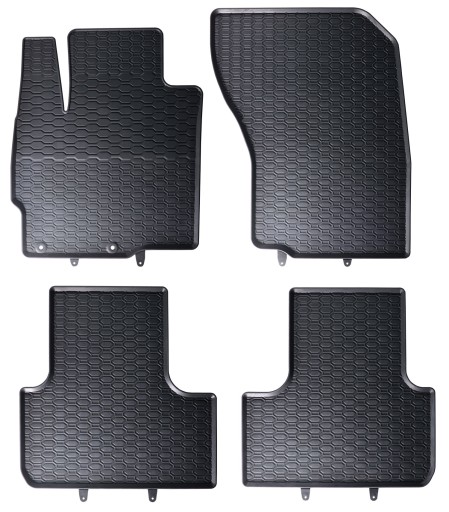 Citroen c-crosser 2007-12 коврики резиновые korytka1 - фото