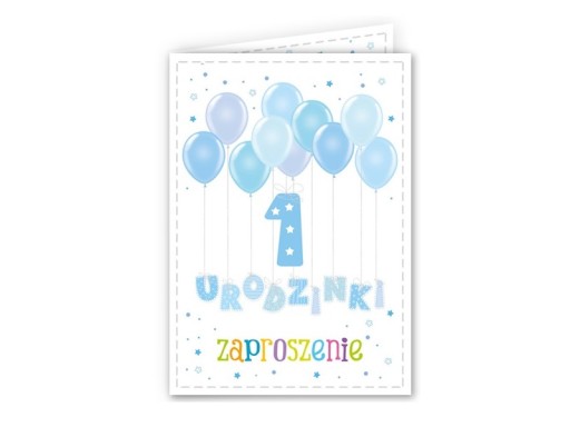 Запрошення на 1 день народження однорічного хлопчика 6908х10