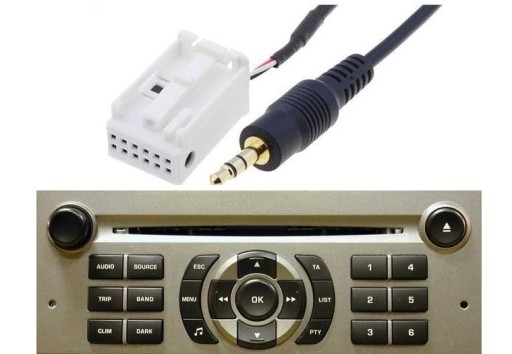 Adapter Aux Jack Peugeot 407 Citroen C5 Radio Rd4 - Sklep Internetowy Agd I Rtv - Allegro.pl