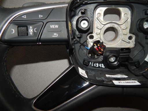 AUDI Q7 4M lenkrad Schaltwippen IDEALNA 4M0419091A