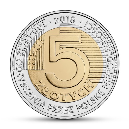 5 zł Niepodległość 100 lecie odzyskania 7655975113 Allegro.pl