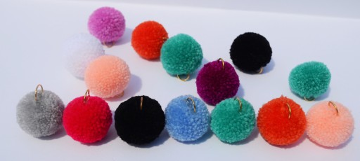 Pompon Zawieszka 2 Cm Hit Welna Bransoletka Kulka 7566226156 Allegro Pl