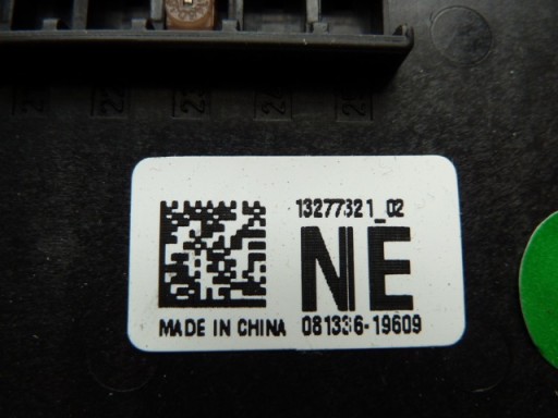modulo Scatola 13277321 02 NE OPEL INSIGNIA