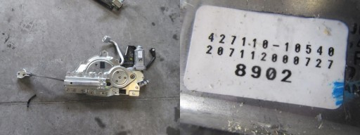 MECCANISMO MOTORINO TERGICRISTALLI DEL COFANO POSTERIORE LEXUS RX350