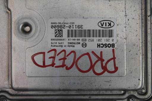 COMPUTER ECU 39110-2B600 KIA PRO CEED 1.4