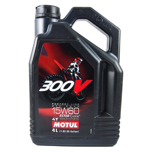 MOTUL 300V Factory Line Ester Core 15w60 4L Off Road - масло для мотоциклов